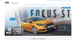 Desktop Screenshot of fordcountry.com.mx