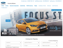 Tablet Screenshot of fordcountry.com.mx